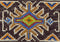 Oriental Turkmen-Style Pure Wool Rug,Tribal Blue/Green
