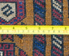 Oriental Turkmen-Style Tribal Pure Wool Rug, Yellow/Red