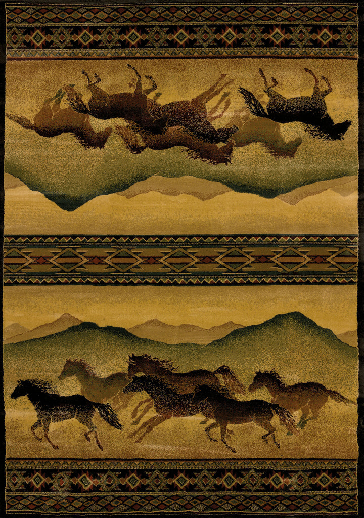 United Weaver Genesis Chestnut Mare Area Rug