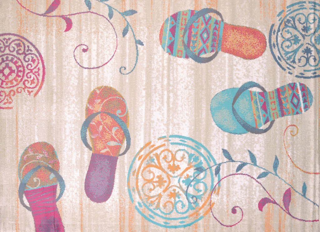 United Weaver Regional Conecepts Flip Flop Shore Area Rug