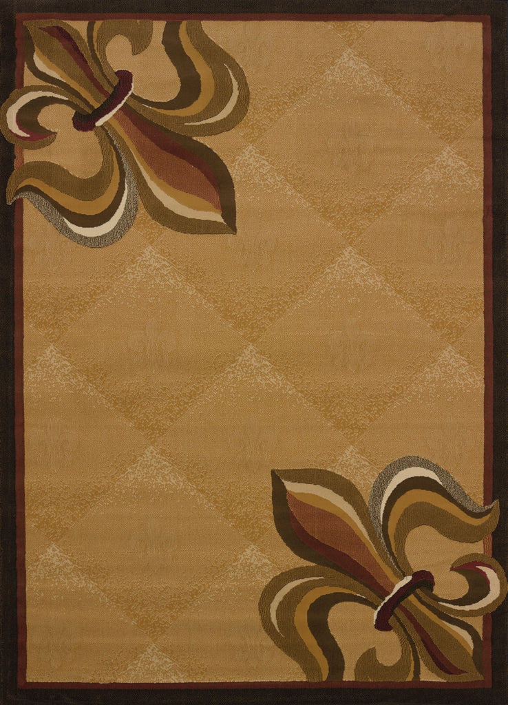 United Weaver China Garden Corner Fleur De Lys Area Rug