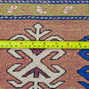 Oriental Shirvan Tribal Pure Wool Rug, Orange and Beige Rug, 5' x 8' Rug