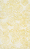 The Rug Market Deco Rose Yellow 60016 Area Rug
