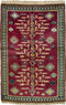 Vintage Persian Rug Bakhtiari, Tribal Rug, Wool and Cotton Persian Rug, Pink and Red