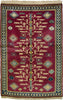 Vintage Persian Rug Bakhtiari, Tribal Rug, Wool and Cotton Persian Rug, Pink and Red