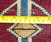 Vintage Kazak Turkish Rug Pure Wool Rug, Red Beige, 4' x 6'