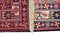 Vintage Persian Oriental Shiraz Area Rug  6' 8" X 9' 3" Handmade Rug