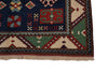 Vintage Tribal Turkish Kazak Rug 4' 1" X 5' 8" Handmade Rug