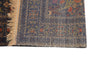 Hand Knotted Afghan Antique Rug 4' 5" X 6' 11"