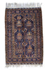 Vintage Persian Rug Baluchi Area Rug  4' 1" X 5' 10" Handmade Rug