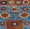 Oriental Turkish Kazak Wool Tribal Rug, Brown/Beige