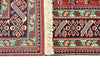 Vintage Tribal Kazak Rug 3' 10" X 5' 2" Handmade Rug