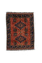 Vintage Persian Area Rug 6' 5" X 8' 0" Handmade Rug