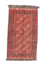 Vintage Tribal Afghan Area Rug 3' 5" X 5' 11"