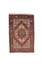Vintage Persian Rug, Tribal Nahawan Area Rug 4' 11" X 7' 9" Handmade Rug