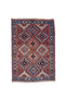 Oriental Yalamah Persian 3' 3" X 4' 8" Handmade Rug