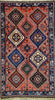 Oriental Yalamah Persian Tribal Rug, Pink/Blue