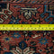 Oriental Yalamah Persian Wool Tribal Rug, Red/Dark Blue