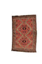 Vintage Tribal Turkish Kazak Rug 3' 6" X 4' 11" Handmade Rug