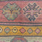 Oriental Turkish Kazak Diamond Tribal Pure Wool Rug, Red and Beige Rug, 4' x 7' Rug