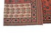 Vintage Persian Rug House Motif 3' 3" X 5' 2" Handmade Rug