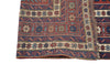 Vintage Tribal Turkish Kazak Rug 4' 1" X 6' 4" Handmade Rug