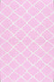The Rug Market Lattice Pink 71202 Area Rug