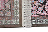 Vintage Kashmir Oriental Rug Wool and Cotton Rug 7' 10" X 11' 3" Handmade Rug