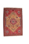 Vintage Persian Rug, Qashqai Rug, 3' 7" X 5' 3" Handmade Rug