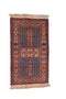 Vintage Afghan Tribal Runner Rug 2' 9" X 4' 11"