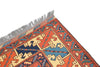 Vintage Persian Area Rug 7' 1" X 9' 4" Handmade Rug
