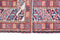 Vintage Tribal Kazak Rug 3' 0" X 7' 4" Handmade Rug