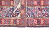 Vintage Tribal Kazak Rug 3' 0" X 7' 4" Handmade Rug