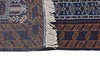 Vintage Persian Rug Bakhtiari, Tribal Rug, 2' 6" x 4' 11" Handmade Rug