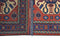 Vintage Persian Tribal Rug  4' 1" X 5' 11" Handmade Rug