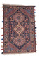 Oriental Yalamah Persian 3' 4" X 4' 10" Handmade Rug