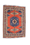 Vintage Persian Tribal Rug  4' 2" X 5' 6" Handmade Rug