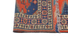 Vintage Persian Tribal Rug  4' 2" X 5' 6" Handmade Rug