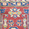 Vintage Persian Ghazni Kazak Oriental Pure Wool Rug, Red Yellow, 4' x 6'