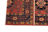Vintage Persian Rug, Qashqai Rug, 3'5" X 4' 11" Handmade Rug