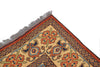 Vintage Persian Area Rug 6' 5" X 9' 4" Handmade Rug