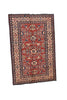 Vintage Ghazni Rug Oriental 3' 7" X 5' 7" Handmade Rug