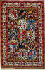 Vintage Persian Rug Bakhtiari, Tribal Rug, Beige and Blue