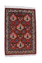 Vintage Persian Rug Bakhtiari 3' 6" X 5' 2" Handmade Rug