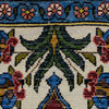 Vintage Persian Rug Bakhtiari Classic Tribal Rug, Blue Red Rug 3 x 5 Area Rug