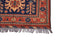 Vintage Persian Rug Kargahi Boho Tribal 3' 4" X 4' 9" Handmade Rug