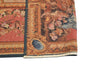 Vintage Oriental Aubusson  4' 11" X 4' 11" Handmade Rug
