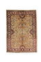 Vintage Persian Chubi Ziegler 4' 0" X 5' 6" Handmade Rug
