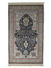 Vintage Oriental Turkistan Area Silk Rug 3' X 5' 1" Handmade Rug