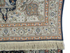 Vintage Oriental Turkistan Area Silk Rug 3' X 5' 1" Handmade Rug